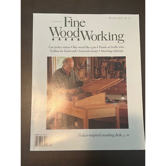 Fine Woodworking 2016 bundle of 5 magazines. DIY Woodworking Home Improvement - Picture 2 of 8